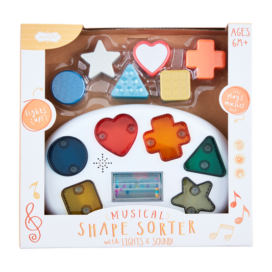 MUD PIE MUSICAL SHAPE SORTER SET