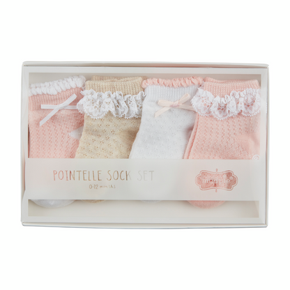 Mud Pie Pointelle Sock Box Set