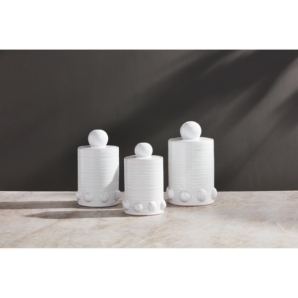 MUDPIE BEADED CANISTER SET