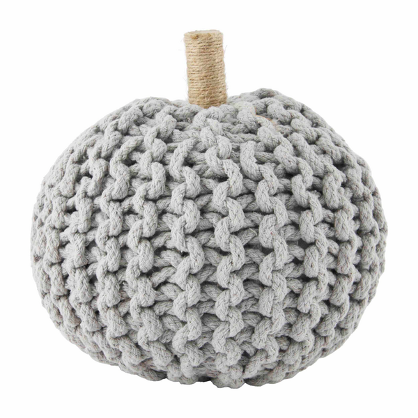 MUDPIE KNIT FABRIC PUMPKIN GREY