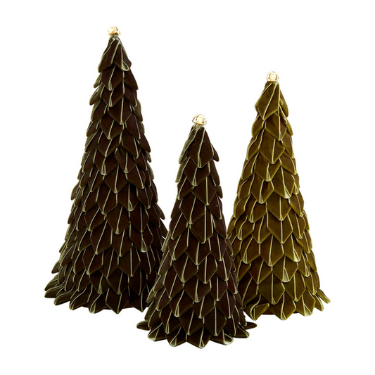 MUDPIE VELVET RIBBON TREES SET