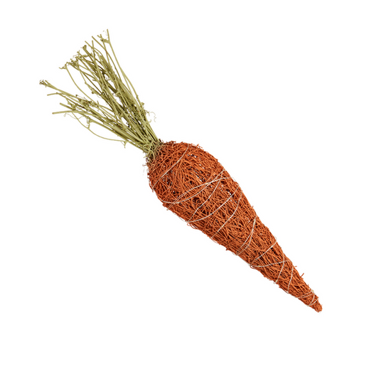 Mud Pie Large Woven Light-Up Carrot