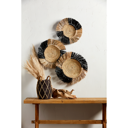 MUDPIE FRINGED WALL BASKETS