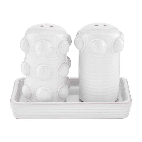 MUDPIE BEADED SALT AND PEPPER SET