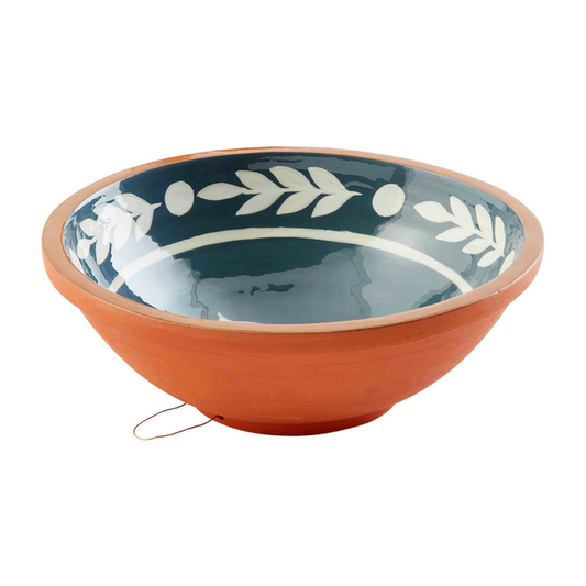 MUD PIE BLUE DECORATIVE BOWL