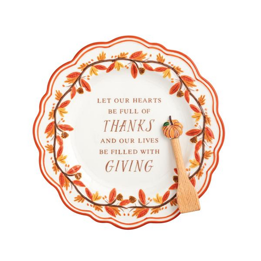 Mud Pie Thanks And Giving Platter