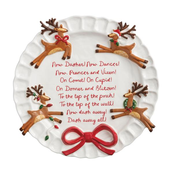 Mud Pie Reindeer Platter