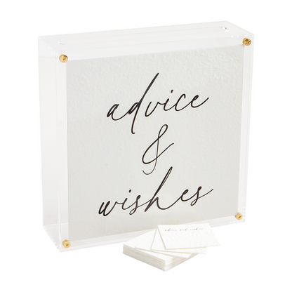 MUDPIE ACRYLIC LETTER BOX