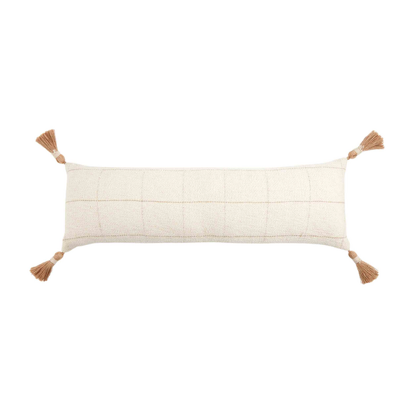 MUDPIE LONG WOVEN PATTERN PILLOW