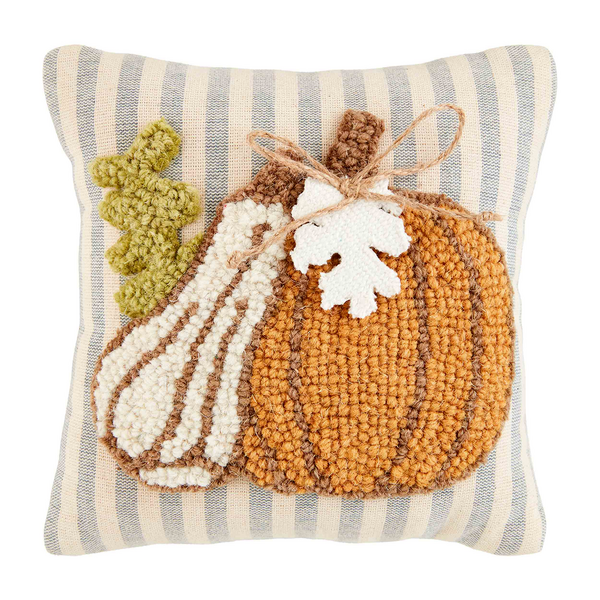 MUD PIE GOURD MINI HOOK PILLOW