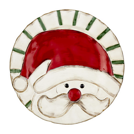 MUD PIE SANTA FARM SALAD PLATE