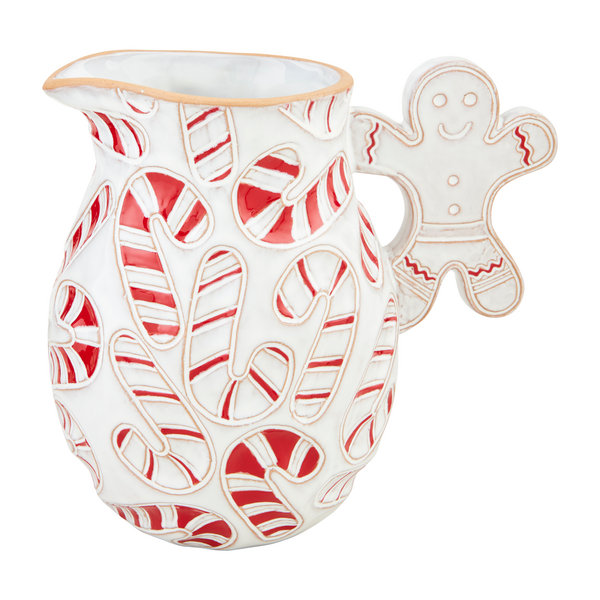 MUD PIE CANDY CANE PITCHER