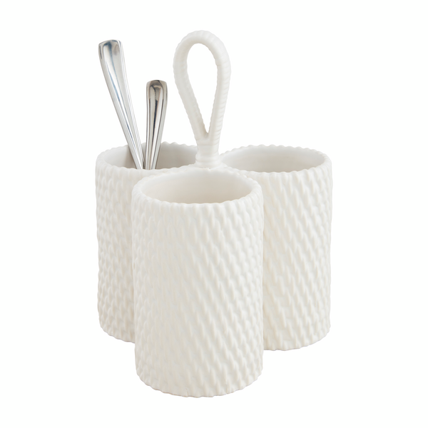 Mud Pie Woven Utensil Holder