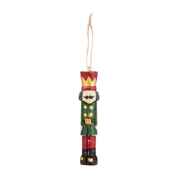 MUD PIE FA LA LA WOOD NUTCRACKER ORNAMENT