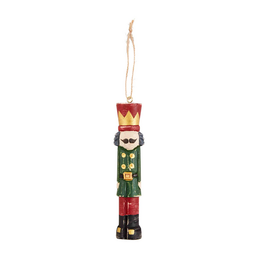 MUD PIE FA LA LA WOOD NUTCRACKER ORNAMENT