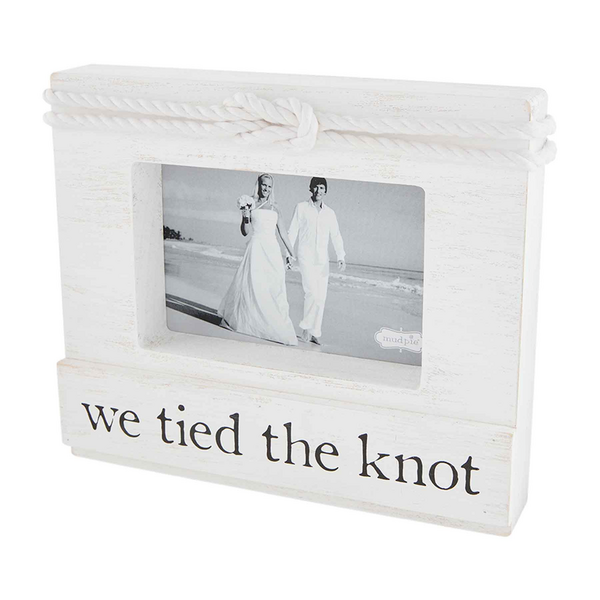 MUD PIE 4X6 TIED KNOT BLOCK FRAME