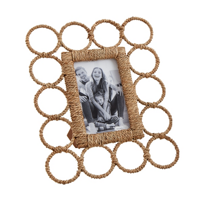 Mud Pie Large Seagrass Link Frame