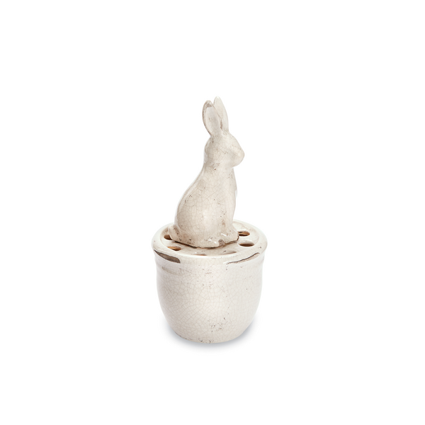 Mud Pie Bunny Pot Vase