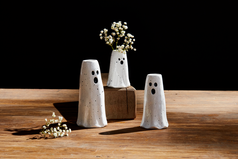 MUD PIE SMALL GHOST VASE