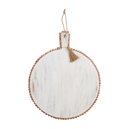 MUDPIE CHUNKY BEADED ROUND BOARD