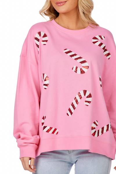 MUD PIE HOLIDAY SPARKLE SWEATSHIRT