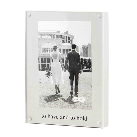 MUDPIE TO HAVE AND TO HOLD ACRYLIC FRAME