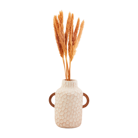 MUDPIE ECO MIX DOTTED VASE