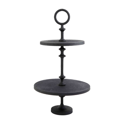 MUDPIE BLACK METAL TIERED SERVER