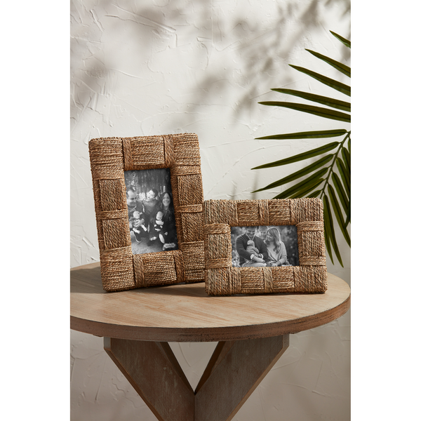 MUDPIE 5X7 NATURAL SEAGRASS FRAME