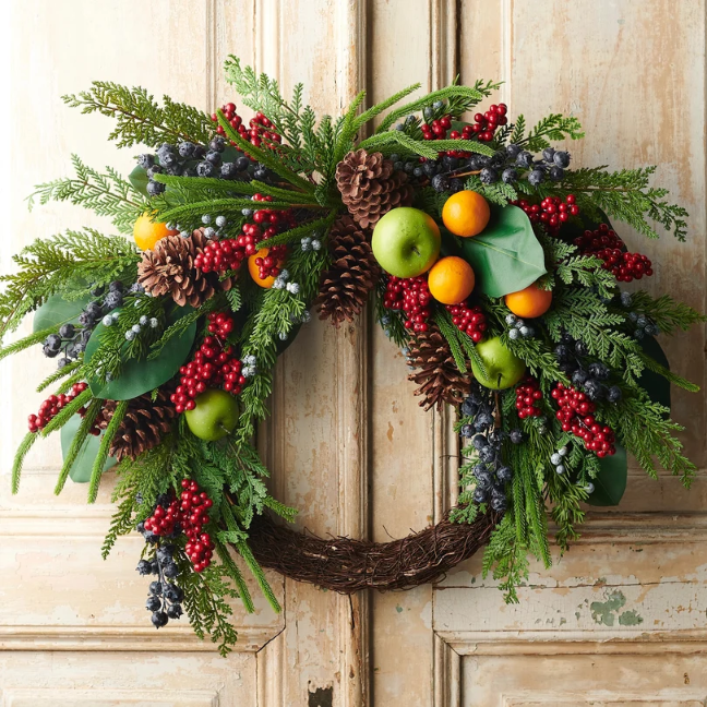 29" Mixed Fruit Wreath