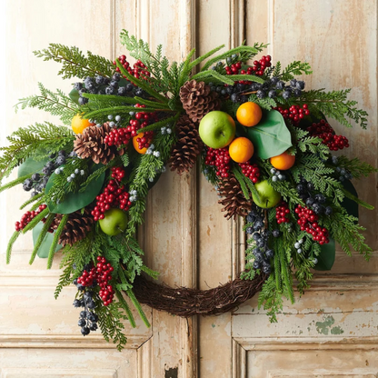 29" Mixed Fruit Wreath